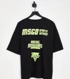 Missguided Plus Racing Graphic T-shirt In Black