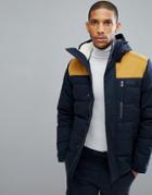 Jack Wolfskin Lakota Puffer Jacket In Navy - Navy