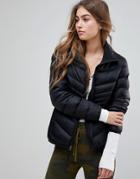 Abercrombie & Fitch Packable Down Padded Jacket - Black
