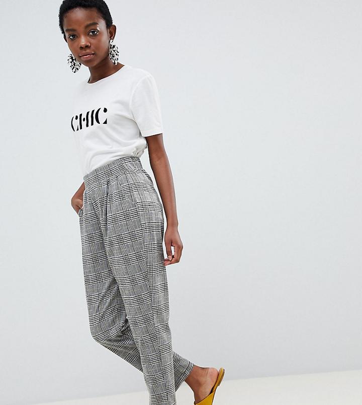 Vero Moda Petitie Check Pants - Multi