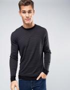 Jack & Jones Premium Sweater In Stripe - White