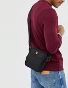 Lyle & Scott Cross Body Flight Bag In Black - Black