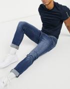 Jack & Jones Intelligence Glenn Super-stretch Slim Tapered Jean In Blue-blues