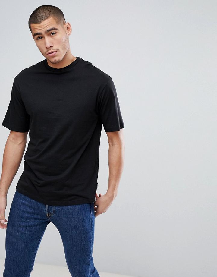 Only & Sons T-shirt In Oversized Fit - Black