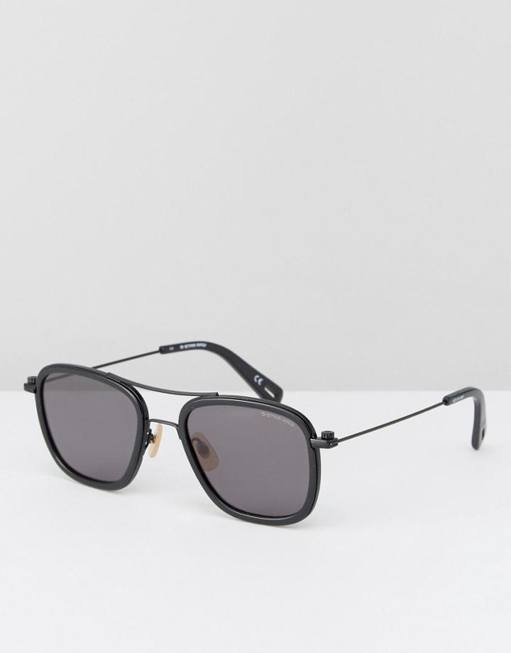 G-star Raw Rackler Square Sunglasses - Black