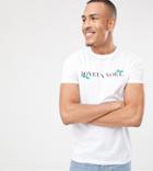 Asos Design Tall Holidays T-shirt With Joyeux Noel Print - White