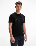 Calvin Klein Multi Layered Logo T-shirt In Black