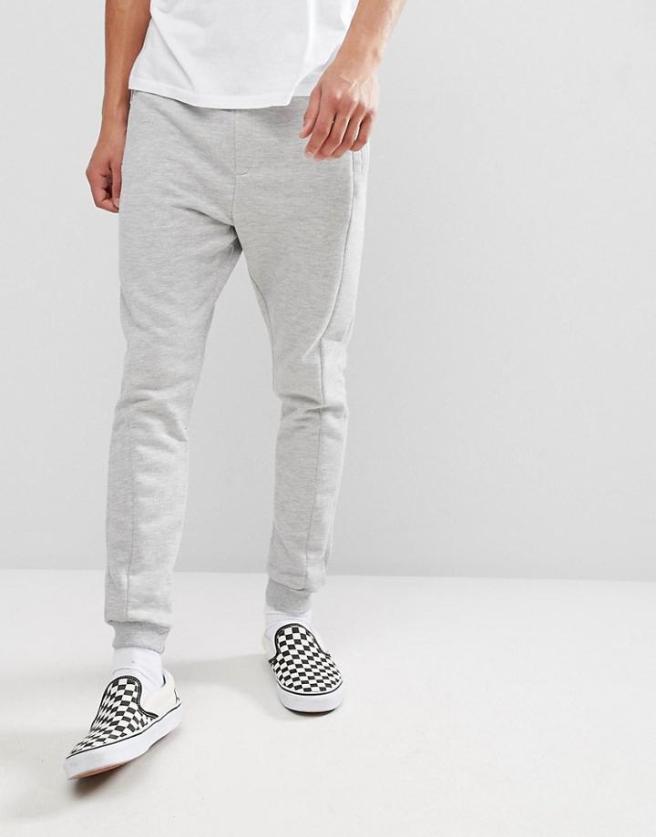 Stradivarius Paneled Joggers In Gray - Gray