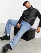 Hugo Damunek Funnel Neck Sweatshirt In Black