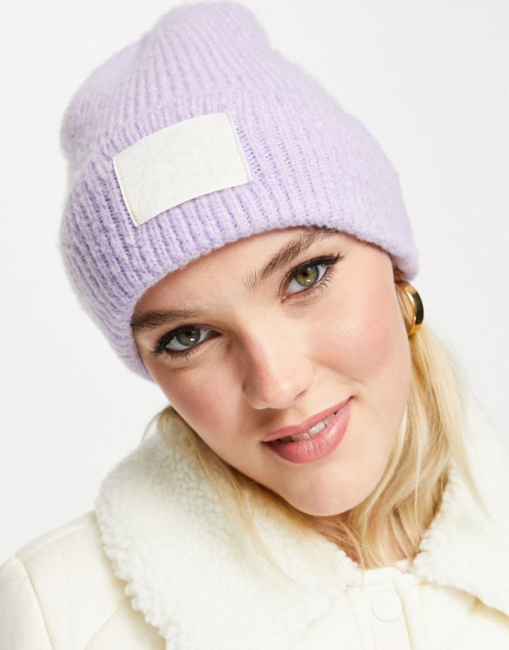 Asos 4505 Ski Beanie Hat-purple