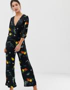 Capulet Isalina Jumpsuit In Citrus Print-black