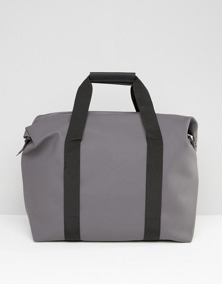 Rains Zip Bag In Gray - Gray