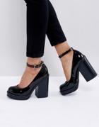 Asos Outage Chunky Heels - Black