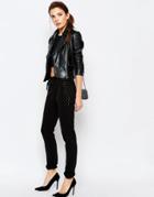 Love Moschino Embellished Side Sweatpants - Bk1