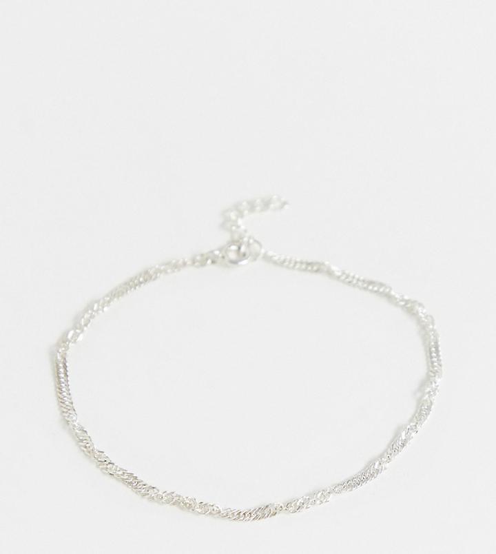 Designb Chain Bracelet In Sterling Silver - Silver
