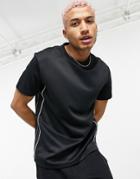 Bershka Oversized Set T-shirt In Black