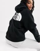 The North Face Nse Graphic Hoodie In Black-grey