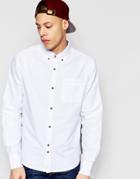 D-struct Basic Oxford Shirt - White