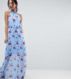 Y.a.s Tall Poppy Print Woven Maxi Dress - Multi