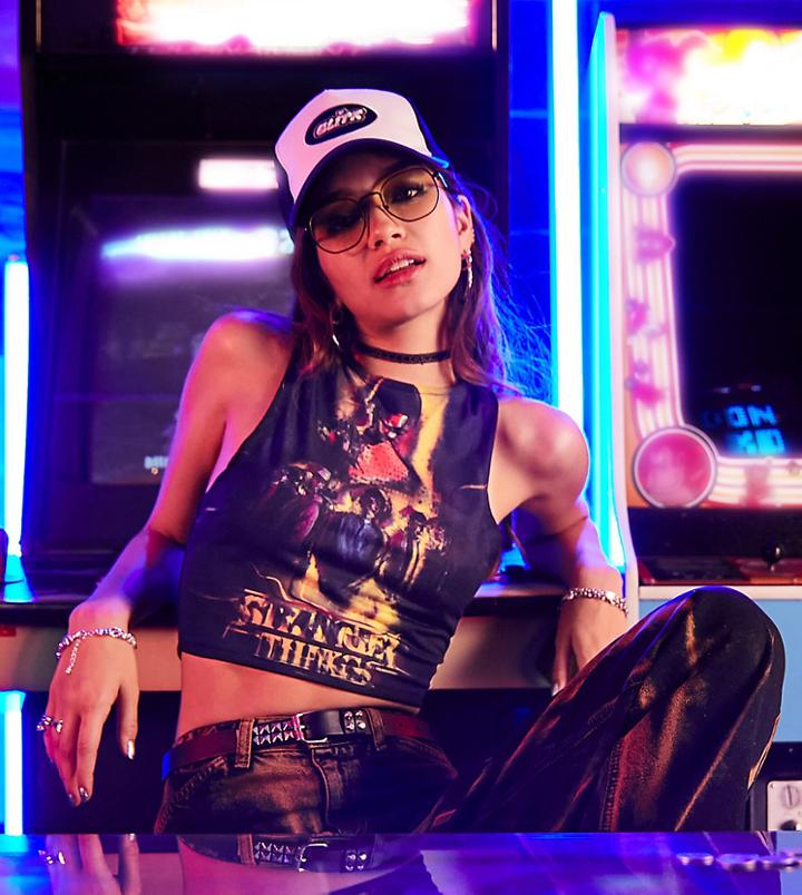 Reclaimed Vintage X Stranger Things 90s Tank Top With Character Print-multi