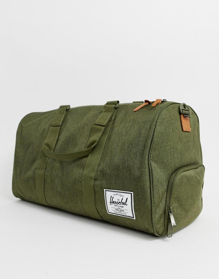 Herschel Supply Co Novel 42.5l Carryall In Crosshatch Khaki - Green