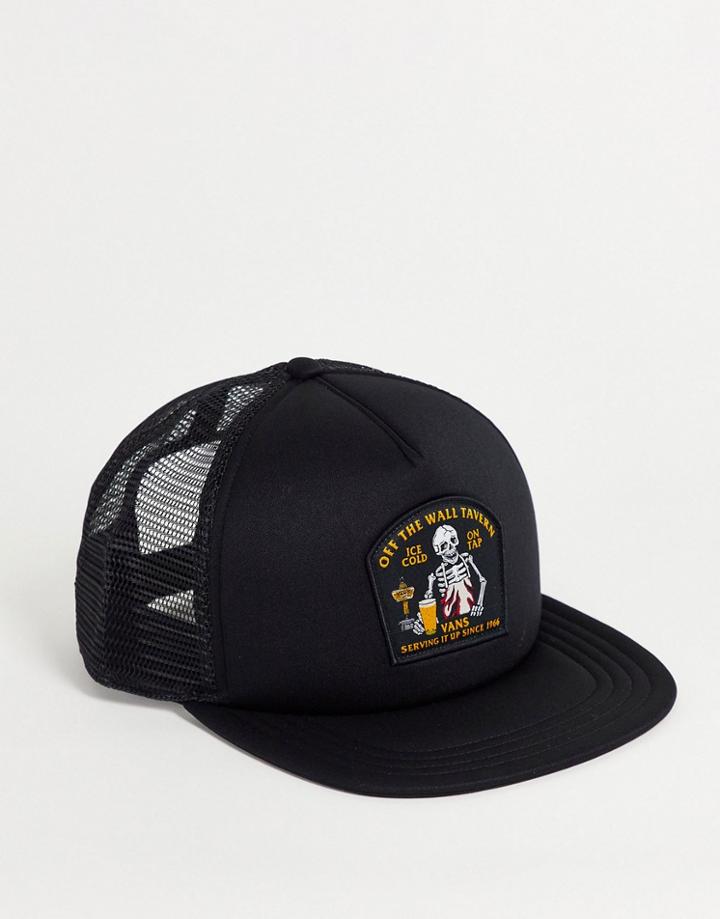 Vans Local Dive Trucker Cap In Black