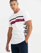 Tommy Hilfiger Logo 1985 Lounge T-shirt In White