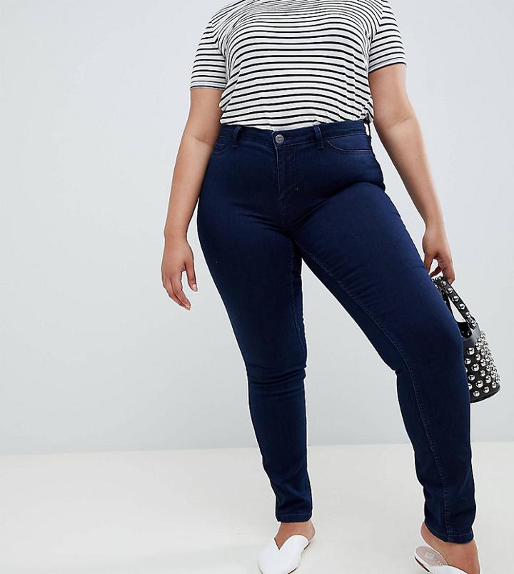 Junarose Skinny Jean In Blue - Blue