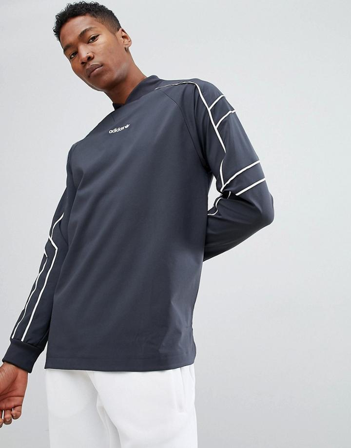 Adidas Originals Eqt Goalie Top In Black Dh5141 - Black