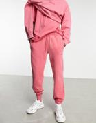 Adidas Originals Premium Sweats Overdyed Sweatpants In Hazy Pink