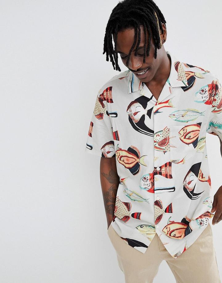 Weekday Chill Shoal Shirt - Beige