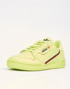 Adidas Originals Continental 80's Sneakers In Semi Frozen Yellow - Green