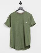 Le Breve Mix And Match Lounge T-shirt In Forest Green