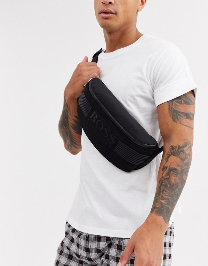 Boss Pixel Crossbody Fanny Pack In Black - Black