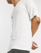 Lockstock Box Fit T-shirt With Dropped Shoulder In White