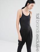 One Day Tall Strappy Cami Body - Black