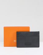 Boss Orange By Hugo Boss Leather Pulse Card Holder Black - Black