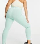 Asos 4505 Curve Icon Legging In Cotton Touch-green