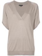 Only & Sons Longline T-shirt With Stripe Sleeve Detail - Pink