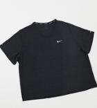 Nike Running Plus Miler T-shirt In Black