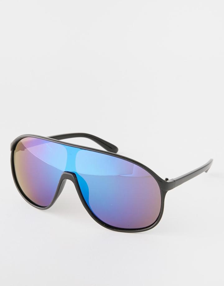 Trip Visor Sunglasses - Black