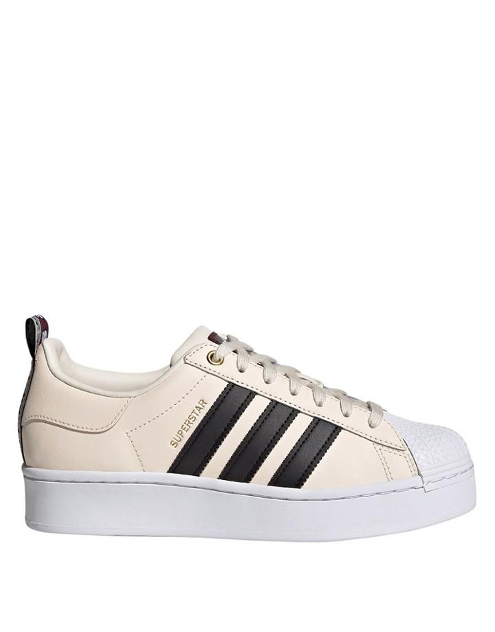 Adidas Originals Superstar Bold Sneakers In Wonder White