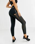 Asos 4505 Legging With Laser Cut Detail