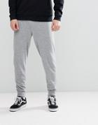 Asos Cashmere Mix Joggers In Light Gray - Gray