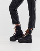 Truffle Collection Extreme Flatform Hiker Boots