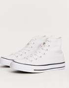 Converse Chuck Taylor All Star Hi Oversized Logo White Sneakers