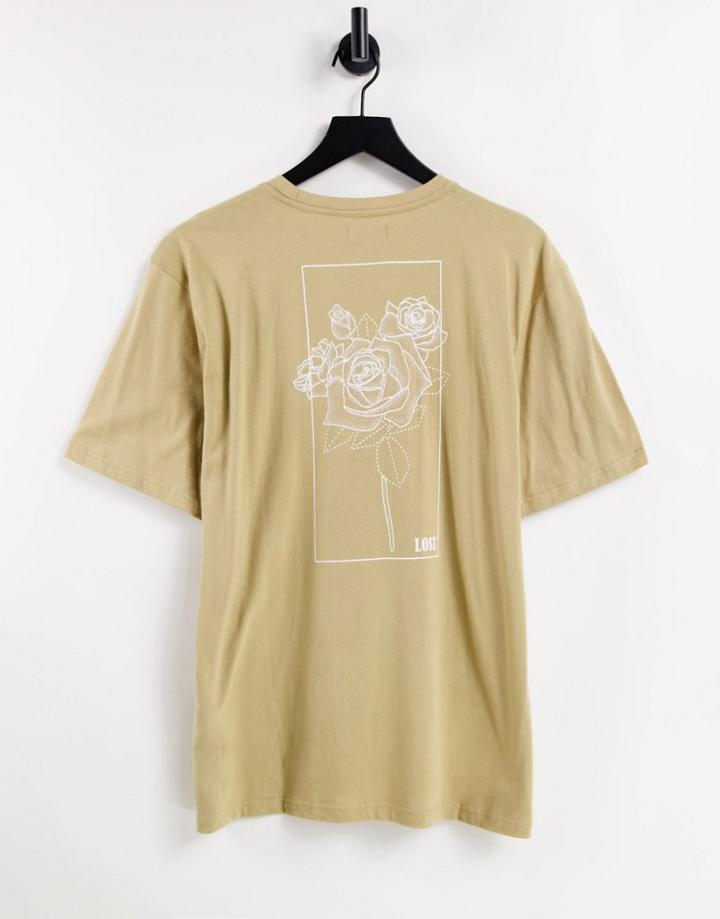 Bolongaro Trevor Back Print Oversized T-shirt-green