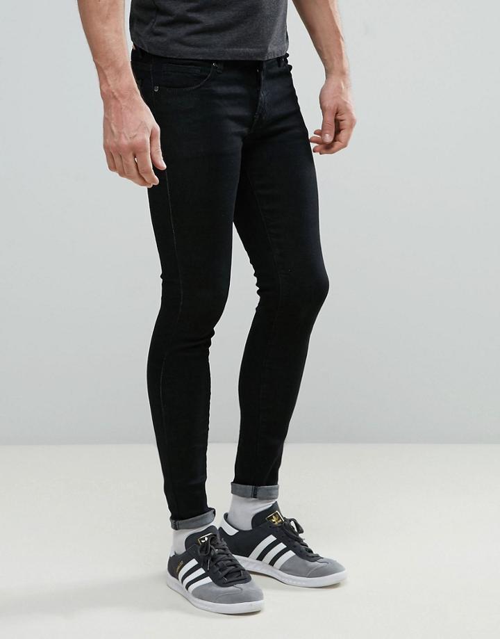 Always Rare Mickey Spray On Jean Black Wash - Black
