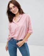 Wrangler Fluid Stripe Shirt - Pink