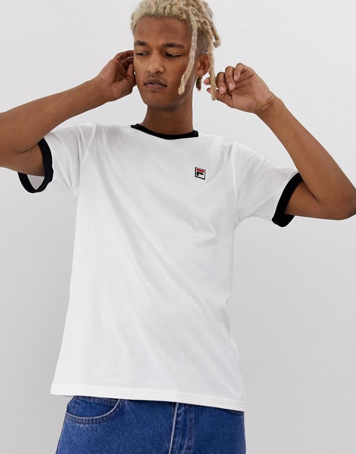 Fila Marconi Ringer T-shirt In White - White